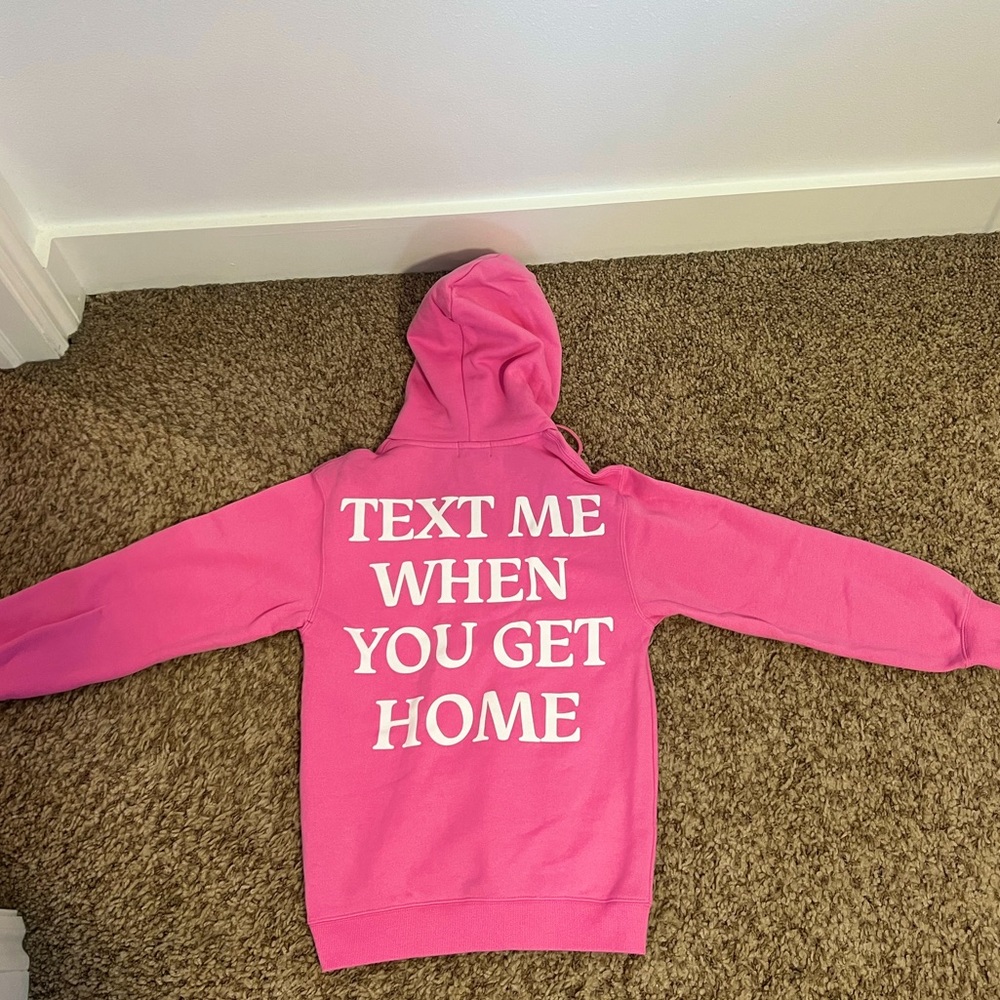 Lonely Ghost “TEXT ME WHEN YOU GET HOME” hoodie, only worn 2 times!
